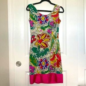 Vintage Jams World Floral Shift Dress - Size 3